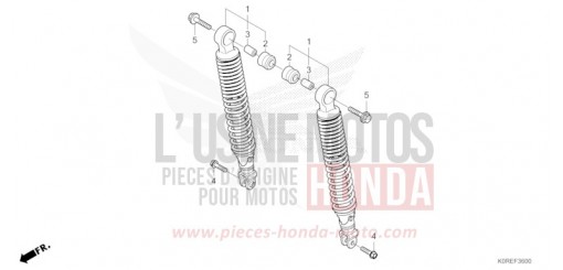 REAR CUSHION SH125ADT de 2026